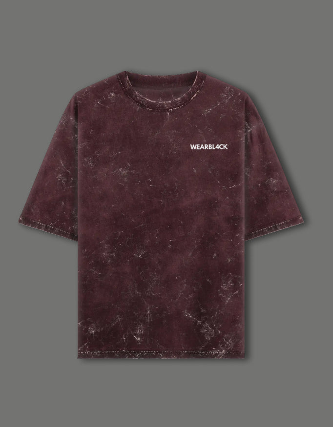 WEARBL4CK Unisex Acid Washed Oversized Tee