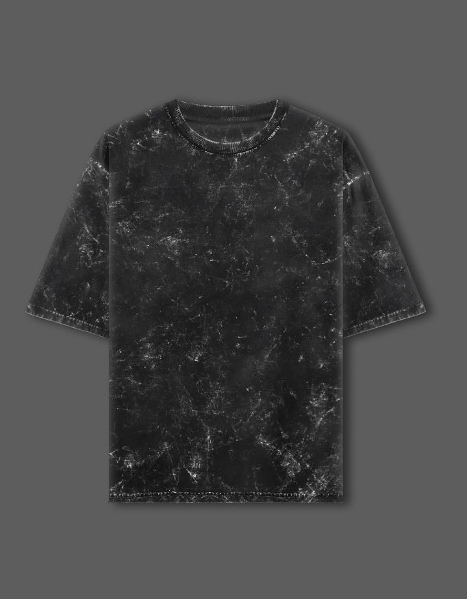 Acid Graffiti Graphic Acid Wash Oversized T-Shirt