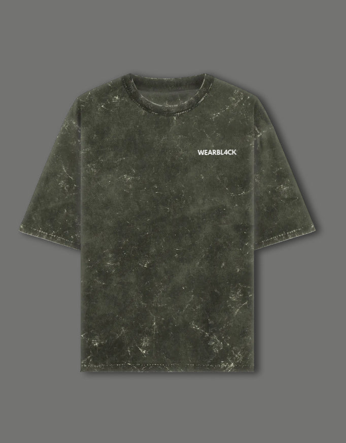 WEARBL4CK Unisex Acid Washed Oversized Tee